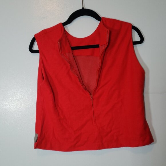 Vintage Silla's from Italy to Miami Gray and red 3-piece suit 1960's / 1970's - Picture 4 of 10